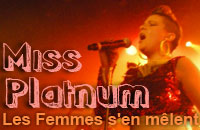 Article sur le concert de Miss Platnum pendant le festival Les Femmes s'en mêlent