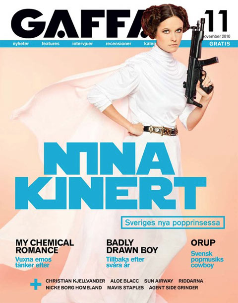 Nina Kinert en princesse Leia