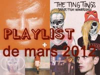 Playlist de mars 2012