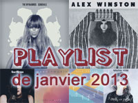 Playlist de janvier 2013