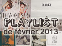 Playlist de février 2013