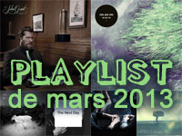 Playlist de mars 2013