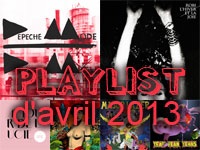 Playlist d'avril 2013