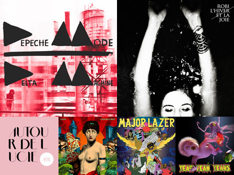 La playlist d’avril 2013