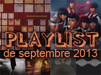 Playlist de septembre 2013