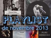 Playlist de novembre 2013