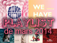 Playlist de mars 2014