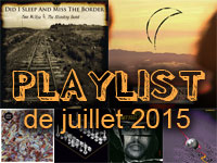 Playlist de juillet 2015