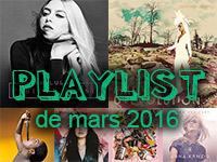 Playlist de mars 2016