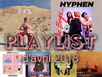 Playlist d'avril 2018