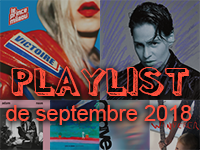 Playlist de septembre 2018